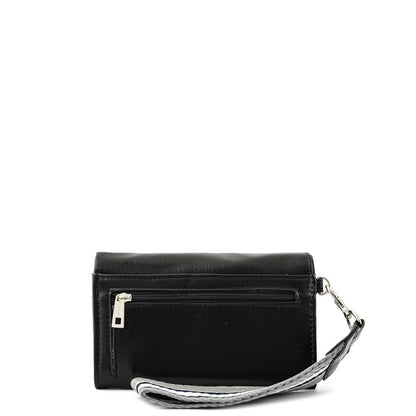 Billetera villazon acordeon mediana negro