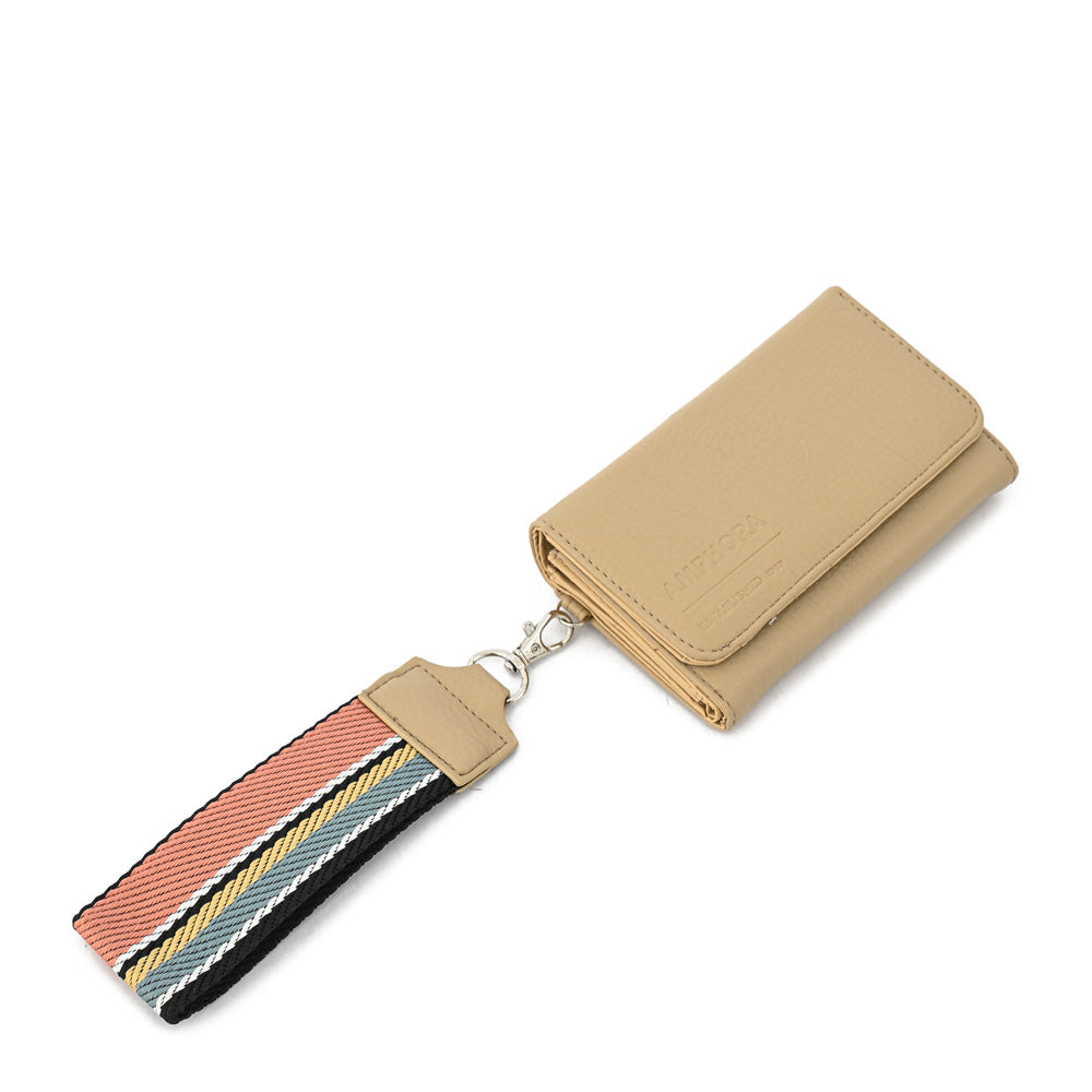 Billetera acordeon villazon mediana beige