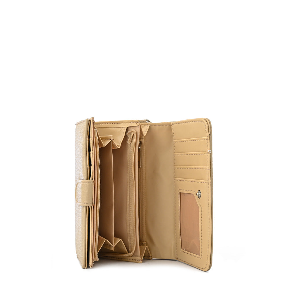 Billetera acordeon villazon mediana beige