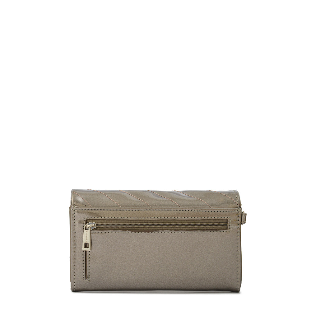 Billetera dean plateado oscuro