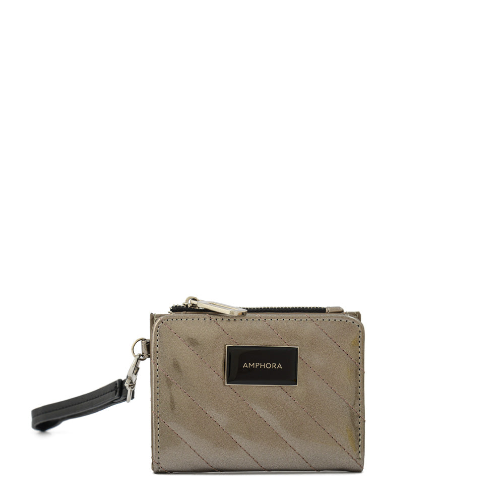 Billetera dean plateado oscuro