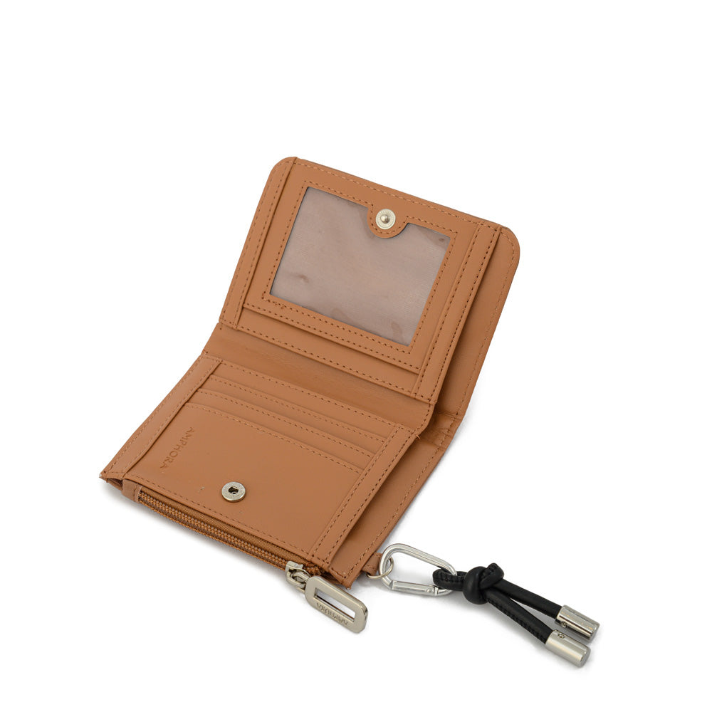 Billetera berta beige oscuro