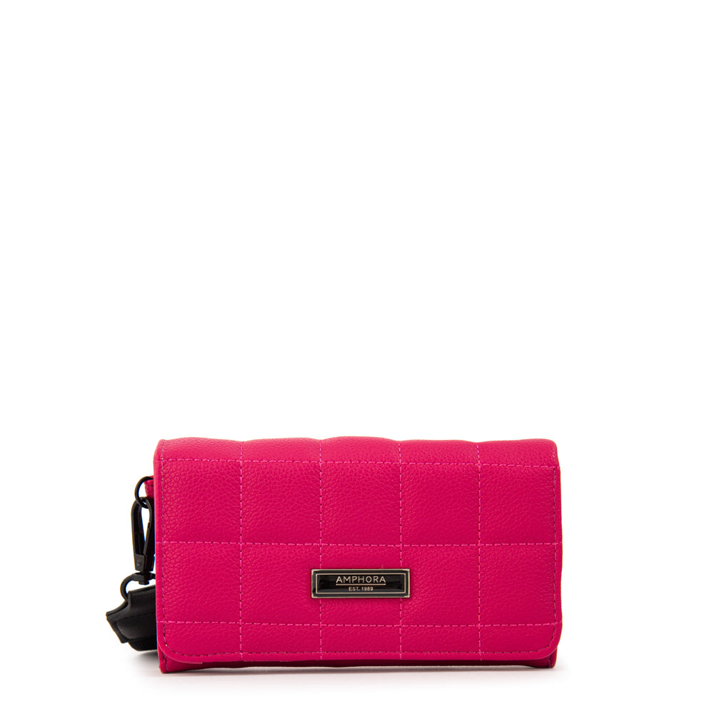 Billetera acordeon lambert pequeña fucsia