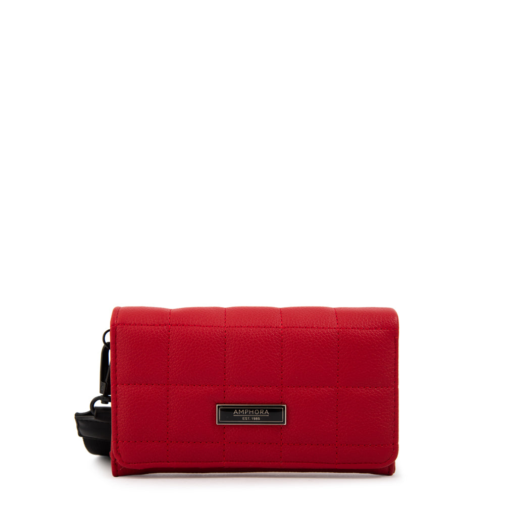 Billetera acordeon lambert pequeña rojo