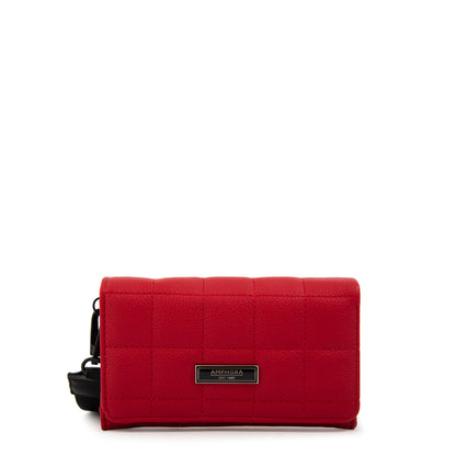 Billetera acordeon lambert pequeña rojo