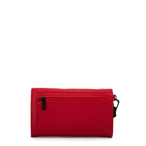 Billetera acordeon lambert pequeña rojo