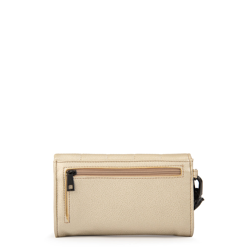 Billetera acordeon lambert pequeña dorado