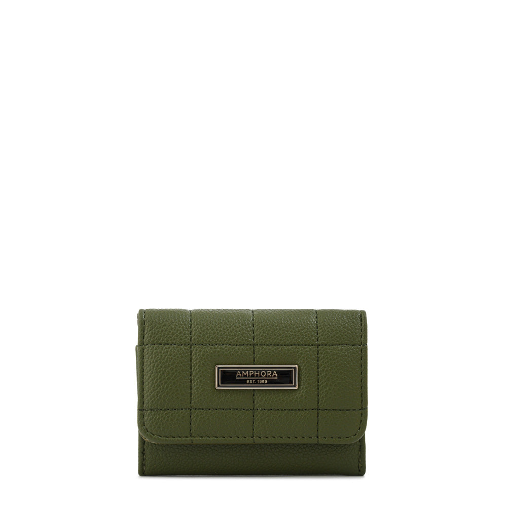 Billetera lambert pequeña verde oliva