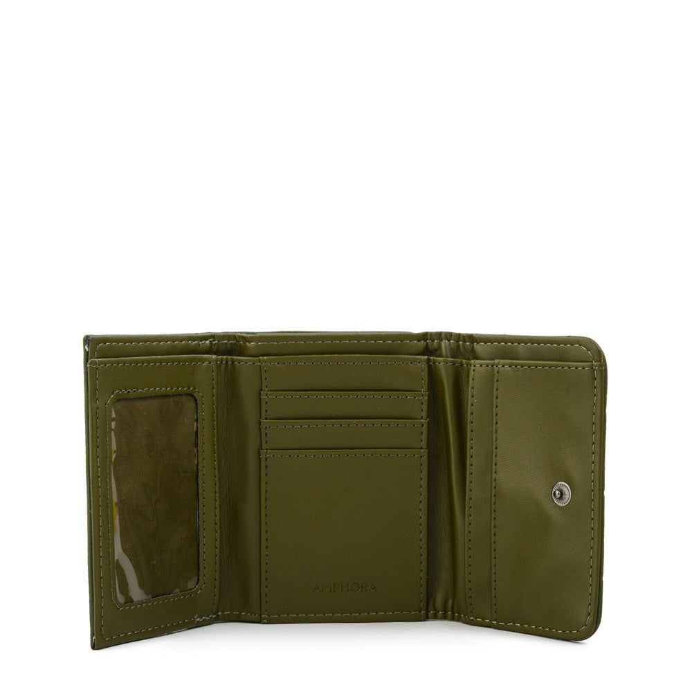 Billetera lambert pequeña verde oliva
