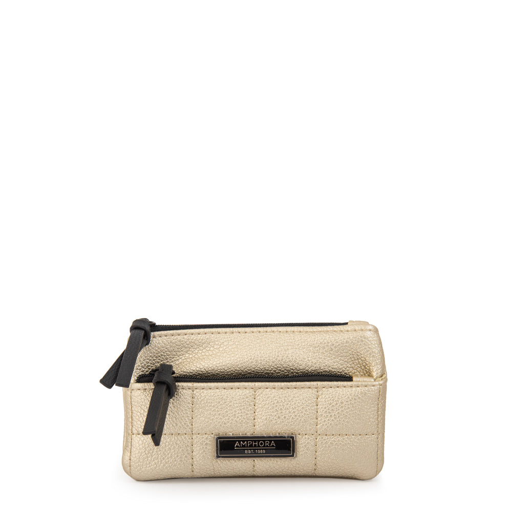 Billetera lambert pequeña dorado