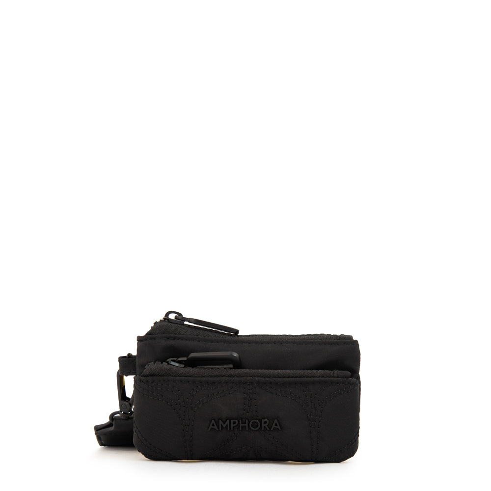 Monedero rectangular trinidad pequeña negro