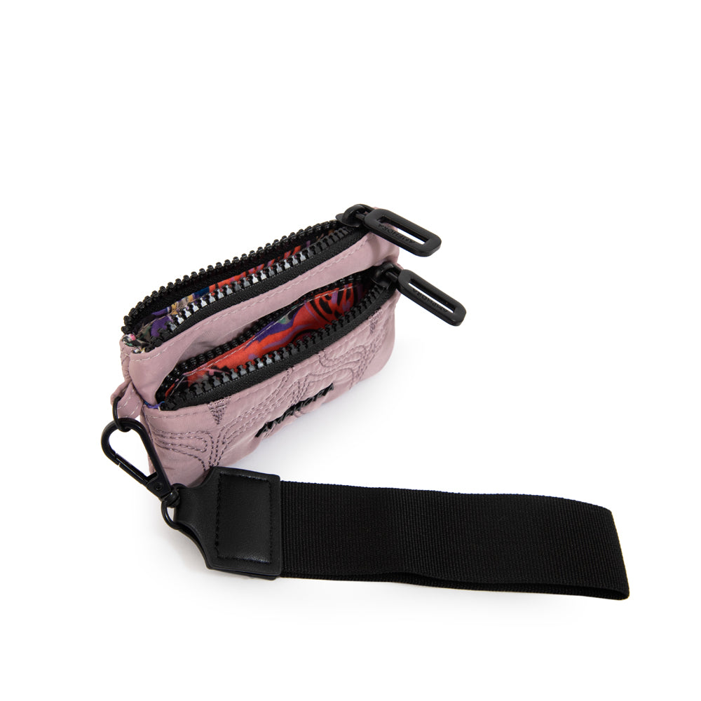 Monedero rectangular trinidad pequeña rosa viejo