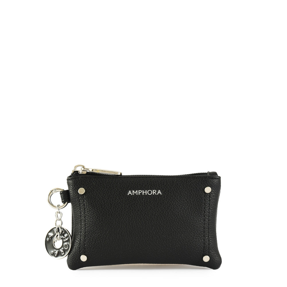 Monedero rectangular alina pequeña negro