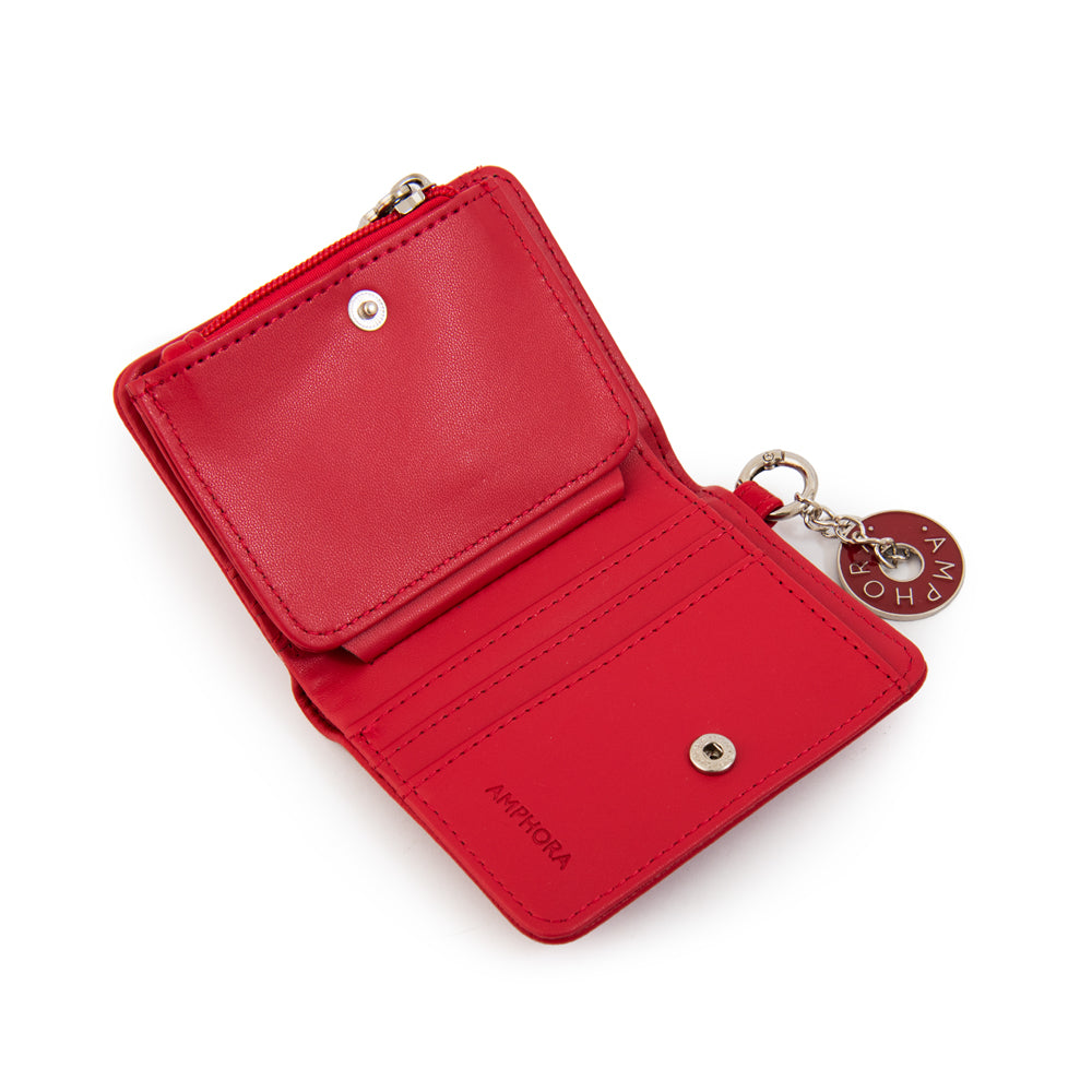 Billetera alina pequeña rojo