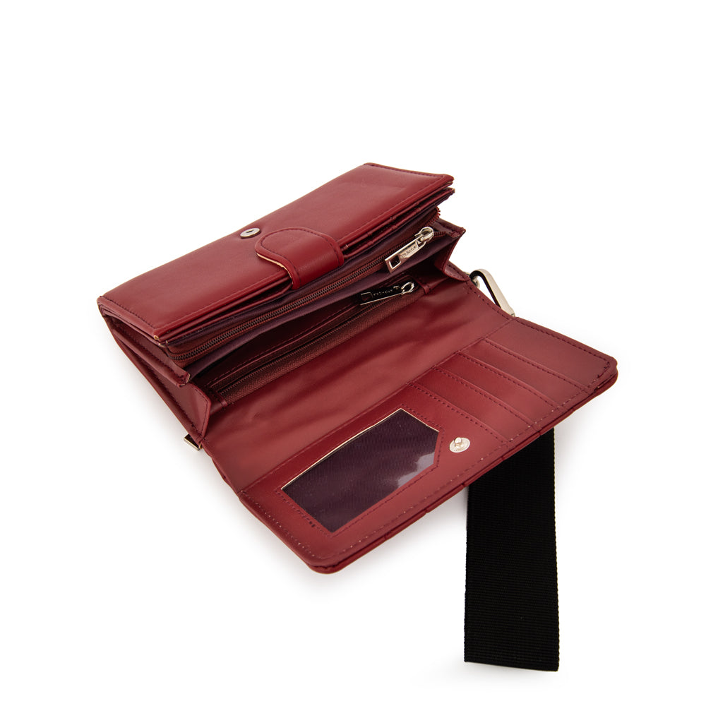 Billetera armenia mediana rojo