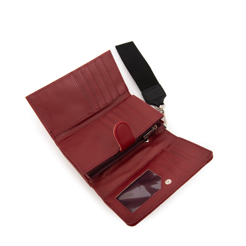 Billetera mediana armenia rojo