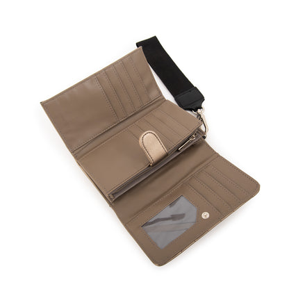 Billetera mediana armenia plateado oscuro