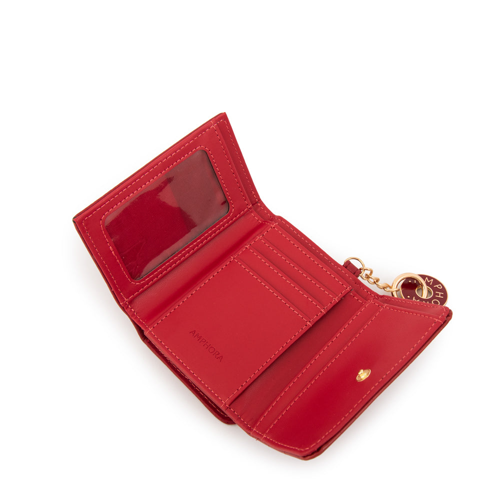 Billetera genova pequeña rojo