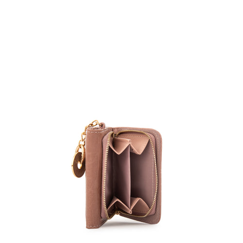 Billetera genova pequeña rosa viejo