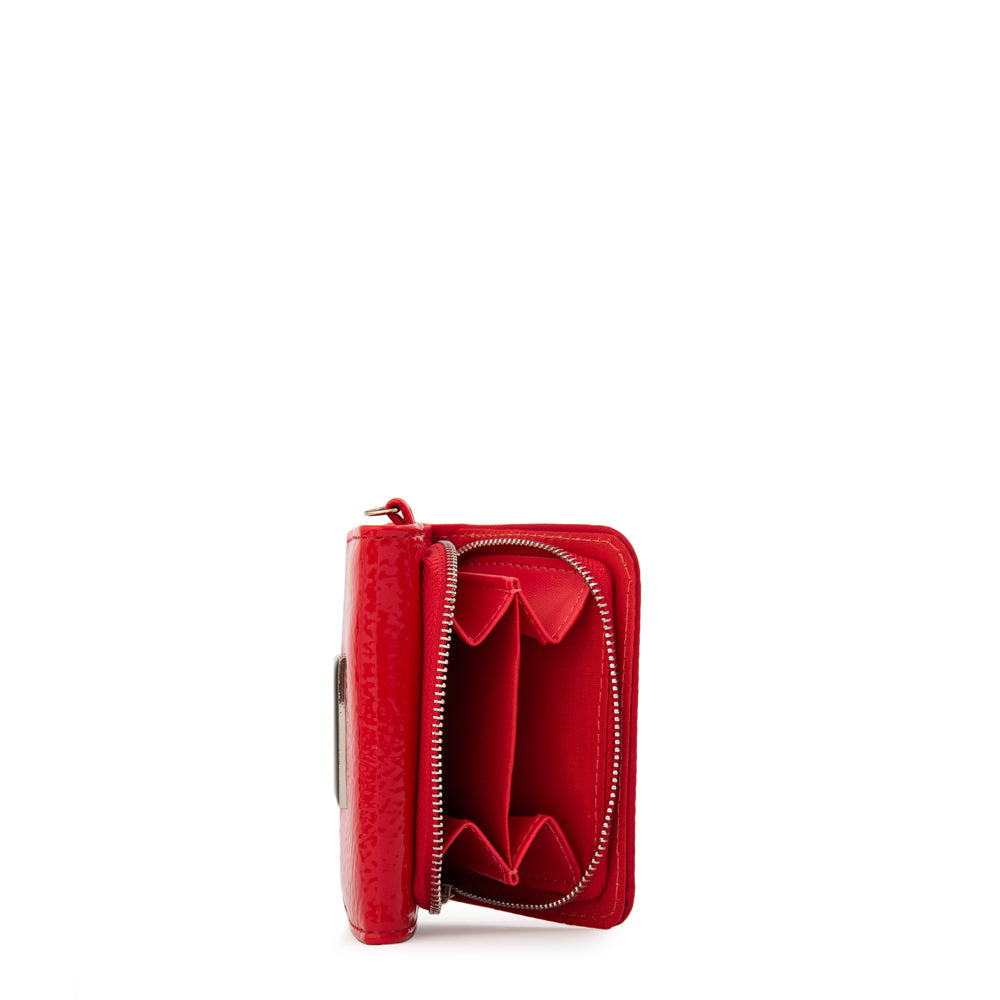 Billetera carina pequeña rojo