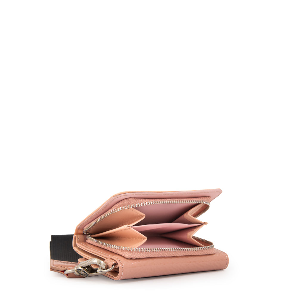Billetera carina pequeña rosa viejo