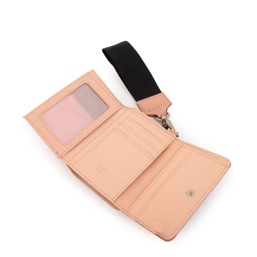Billetera carina pequeña rosa viejo