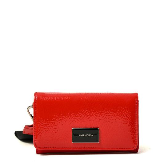 Billetera carina mediana burdeo