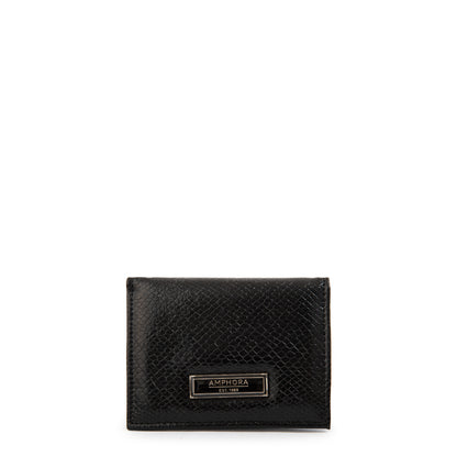 Tarjetero eiza pequeña negro