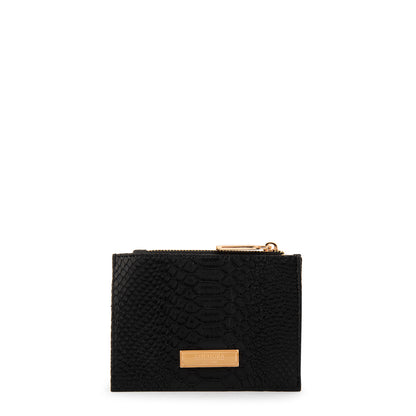 Tarjetero con ventana luisa pequeña negro