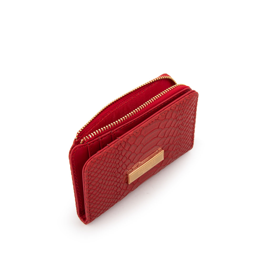 Billetera luisa pequeña rojo