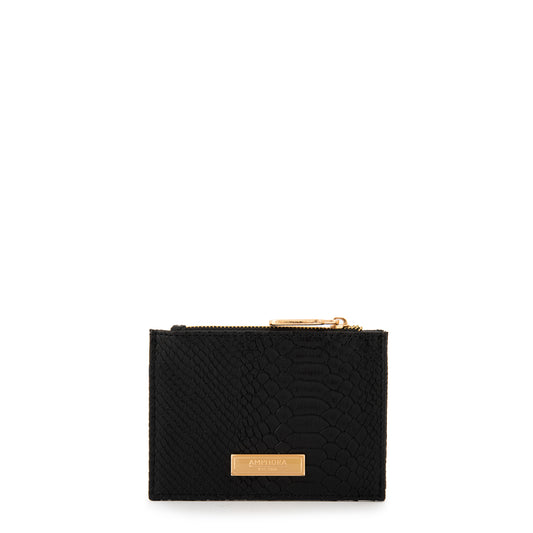 Monedero rectangular luisa pequeña negro