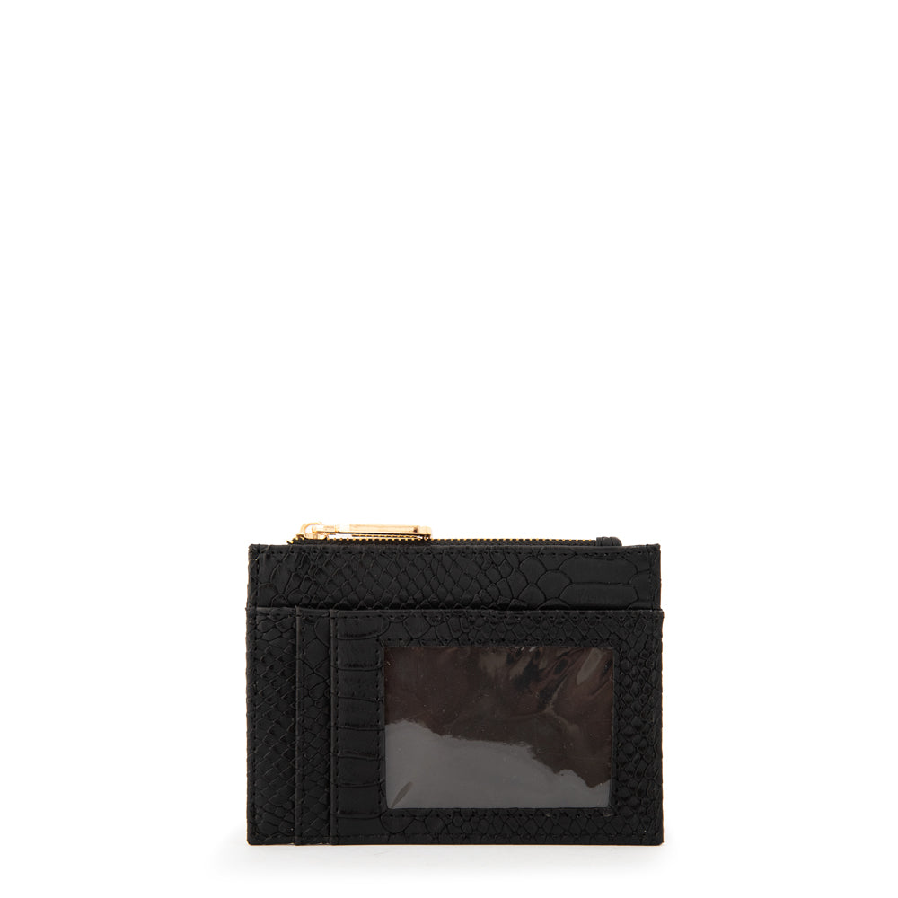 Monedero rectangular luisa pequeña negro