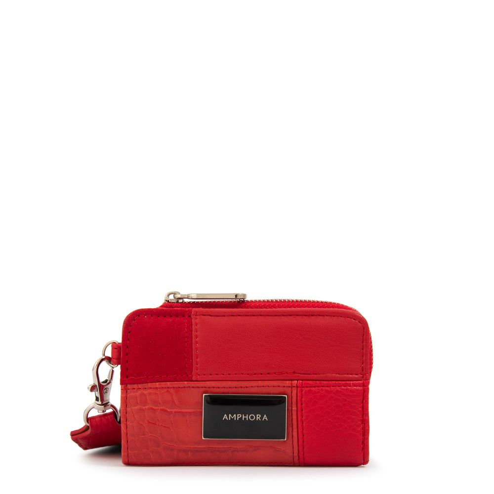 Billetera renate pequeña rojo