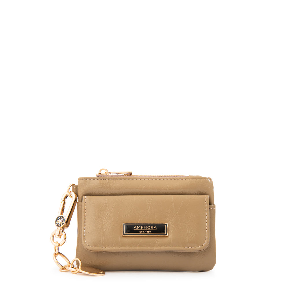 Monedero con bolsillo frontal arlet verde oliva