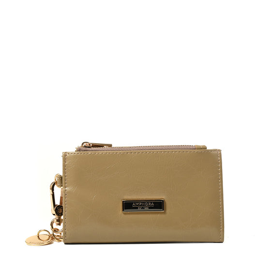 Billetera doble arlet mediana verde oliva