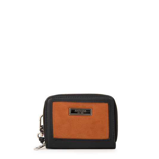 Billetera estuche naira pequeña café