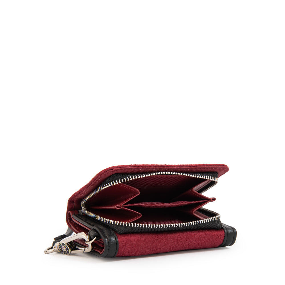 Billetera naira pequeña rojo
