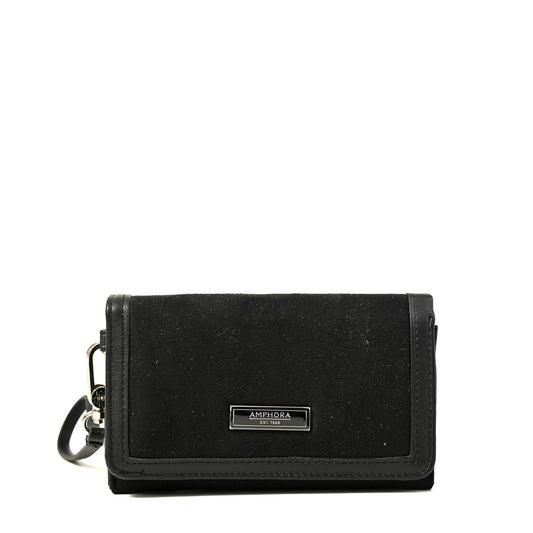 Billetera con bolsillo naira mediana negro