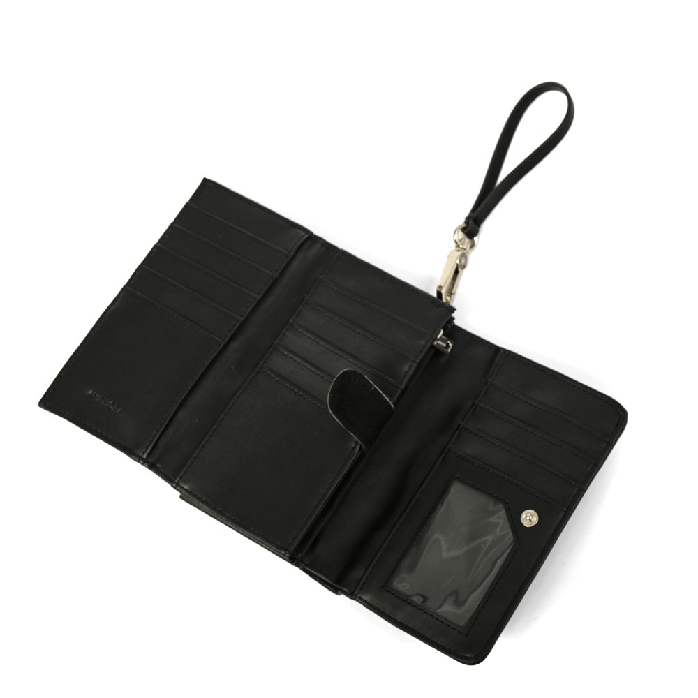Billetera con bolsillo naira mediana negro