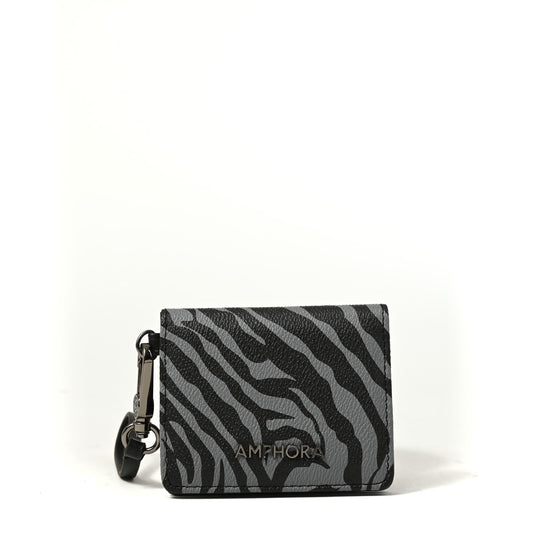 Tarjetero con ventana interior liora azul oscuro