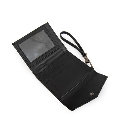 Billetera sobre liora pequeña azul oscuro