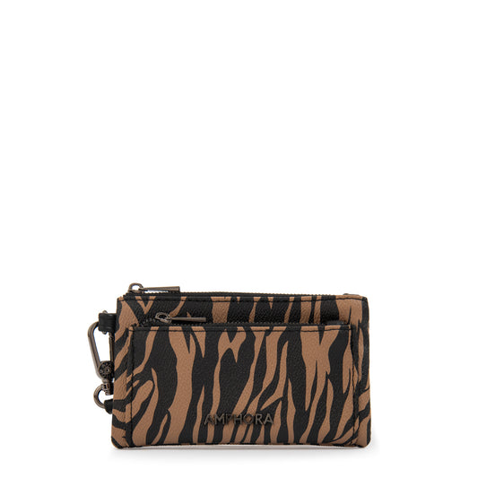 Monedero doble liora grande café