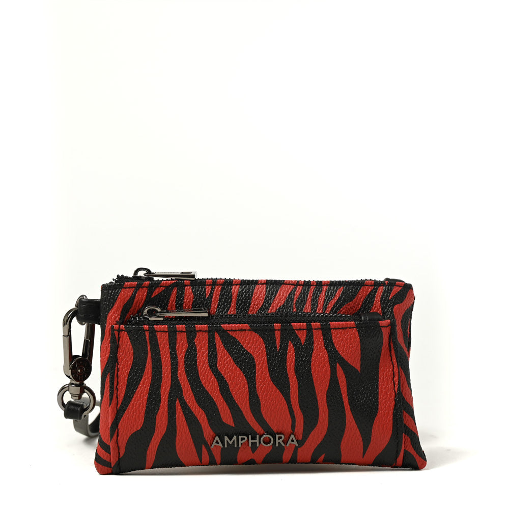 Monedero doble liora grande rojo