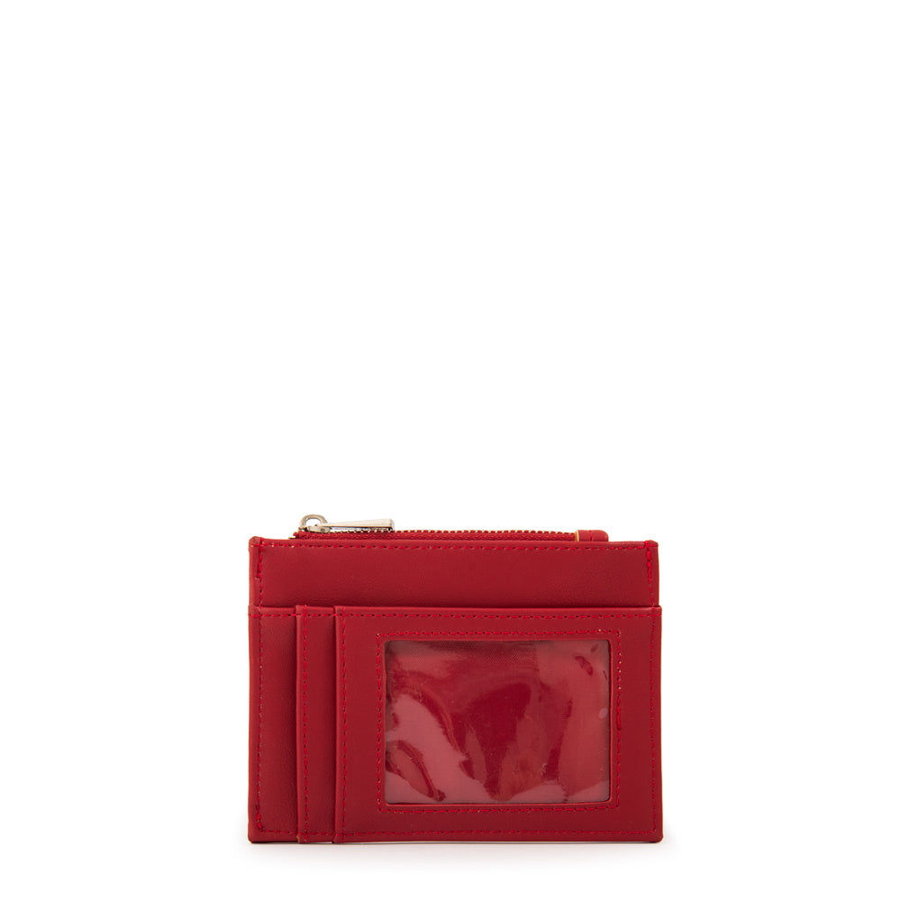 Monedero rectangular zulema rojo