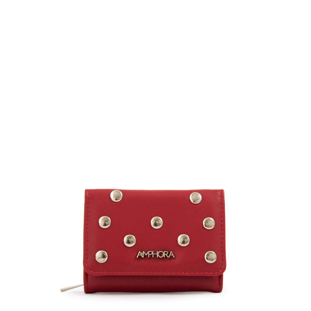 Billetera zulema pequeña rojo