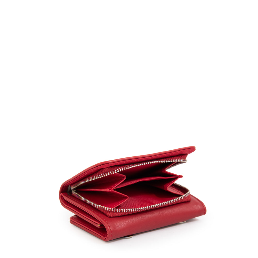 Billetera zulema pequeña rojo
