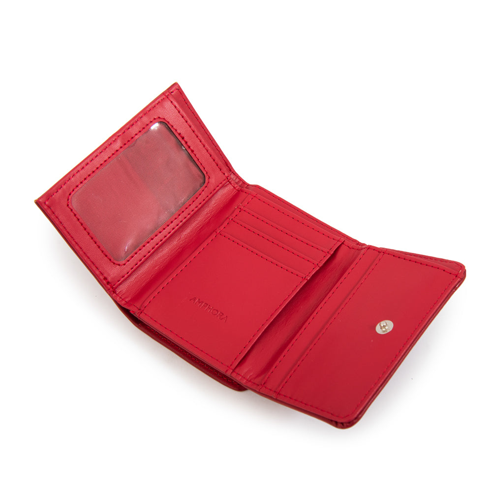 Billetera zulema pequeña rojo