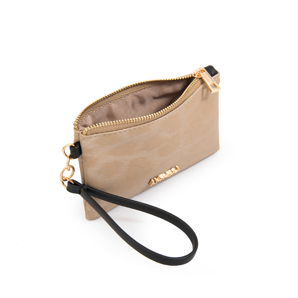 Monedero rectangular samay beige