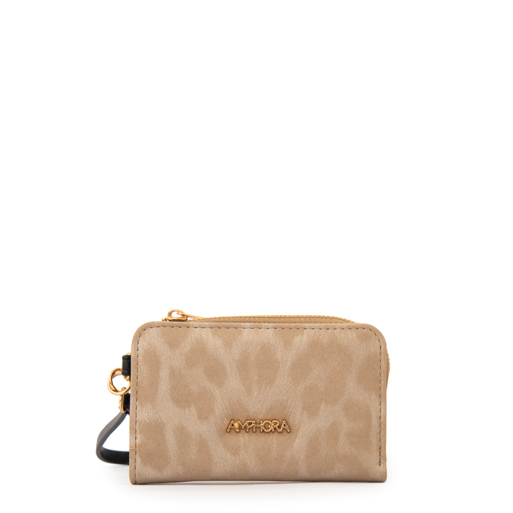 Billetera simple samay pequeña beige