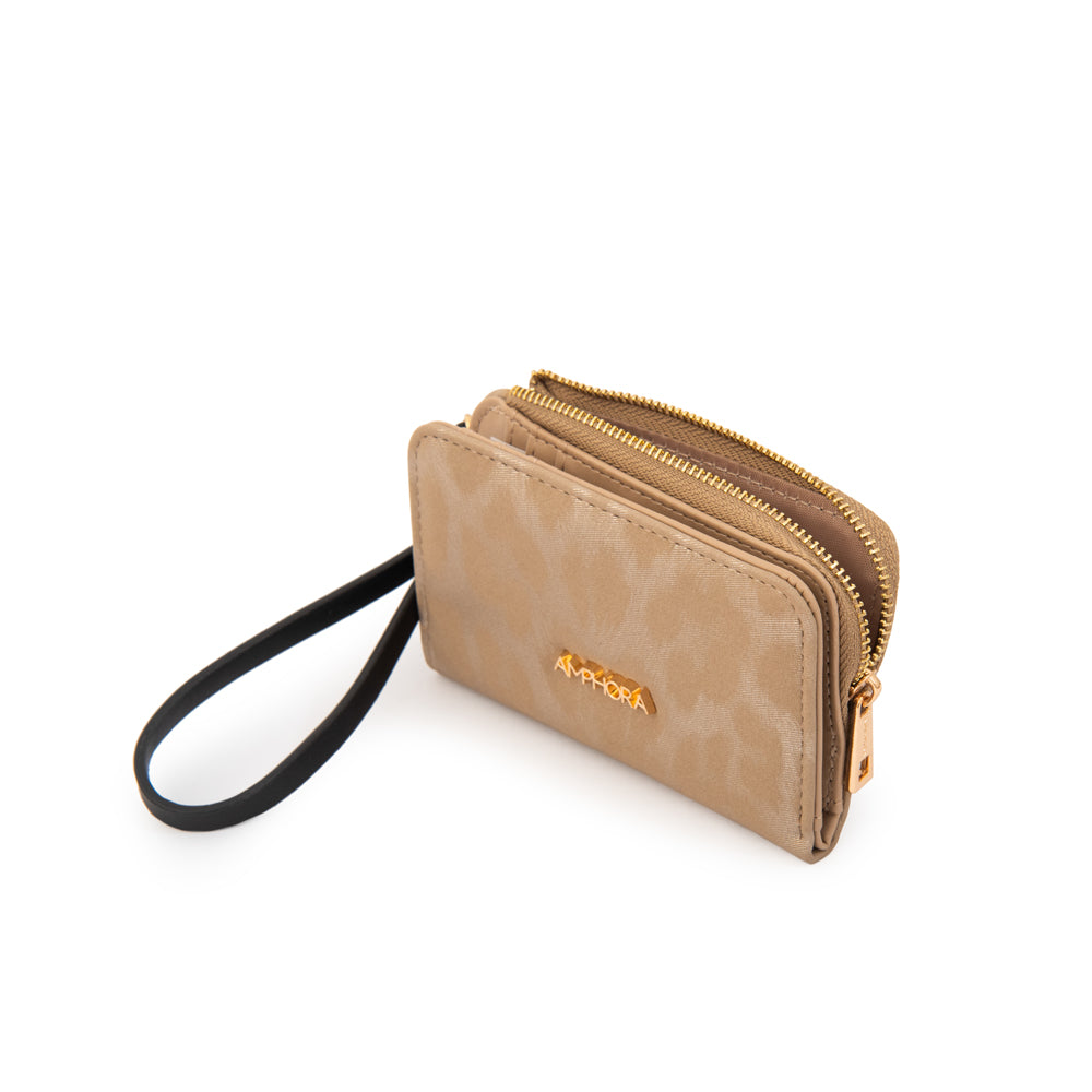 Billetera simple samay pequeña beige